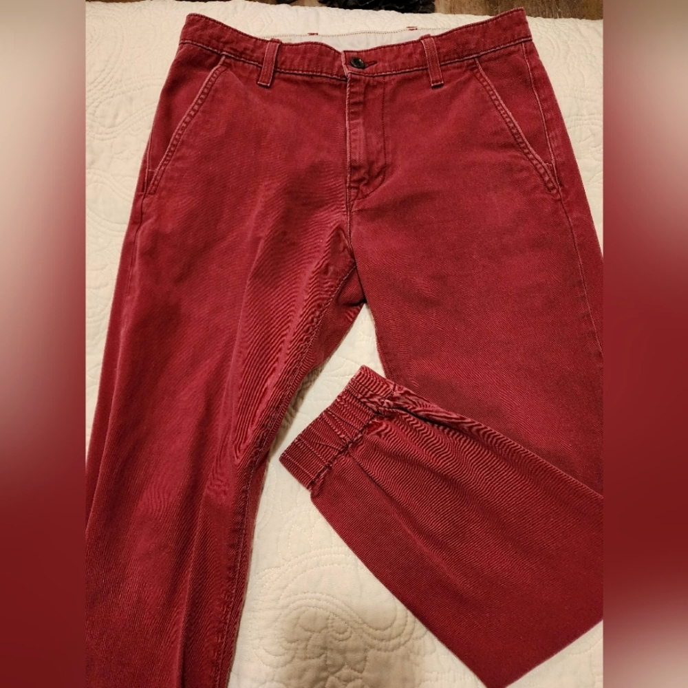 Levis red jogger pants 30x32